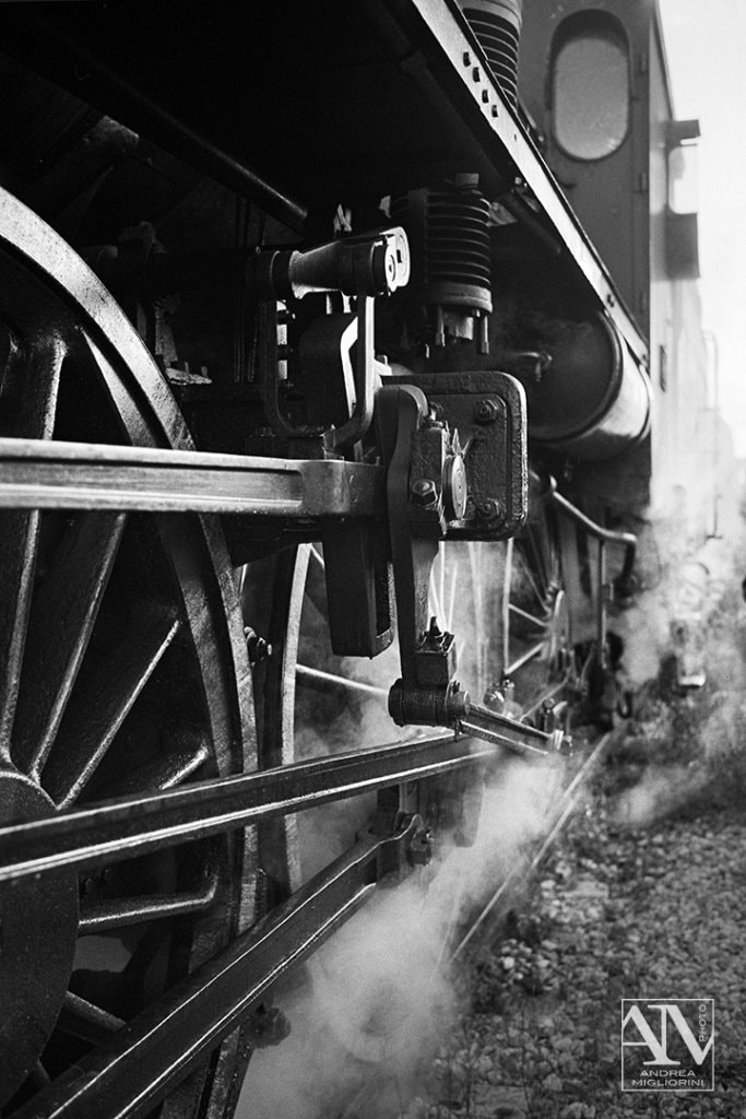 Photo Reportage Locomotiva a Vapore Treno Natura Siena Val D'Orcia